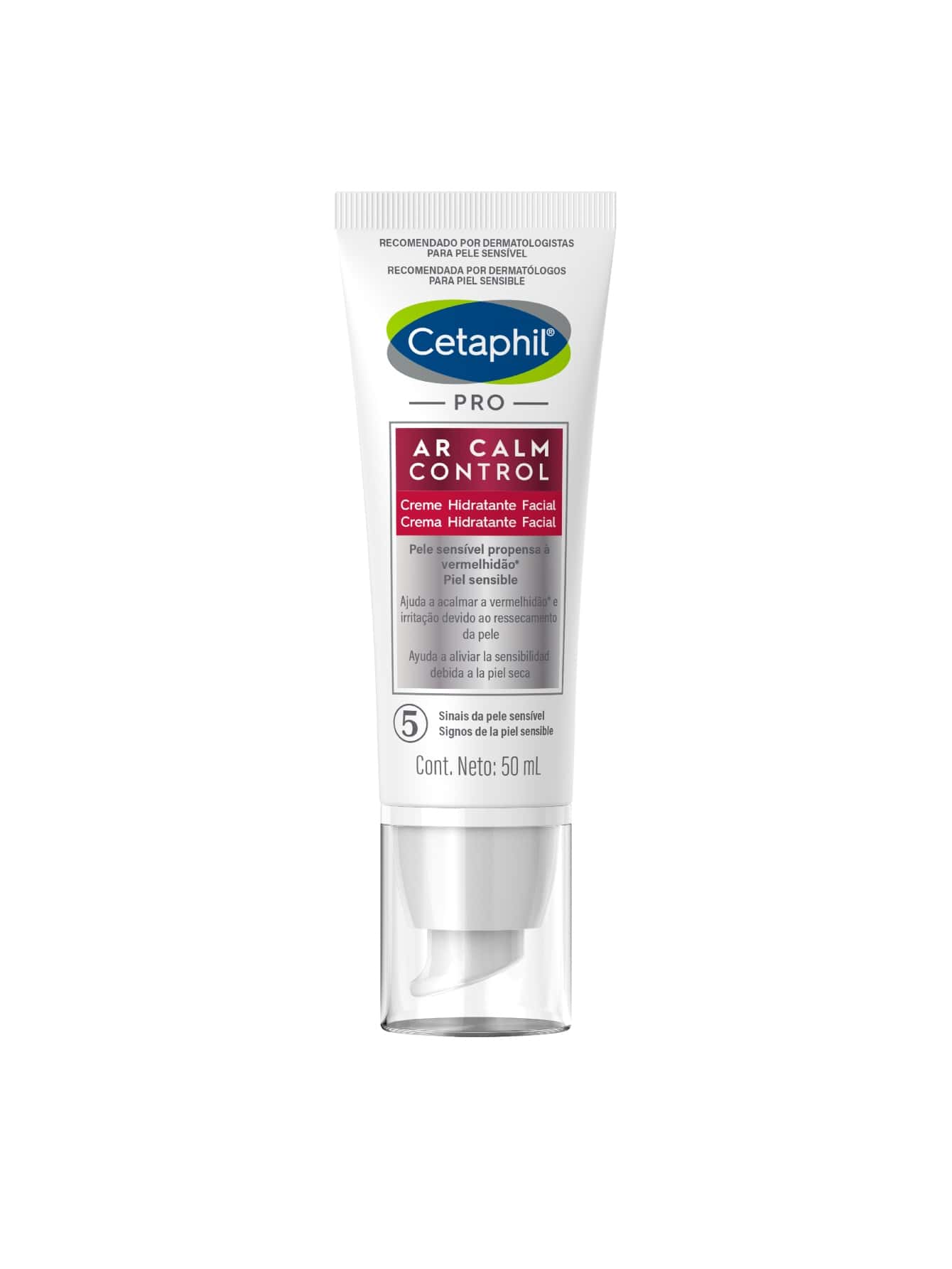 Cetaphil Pro Arm Calm Control Crema Hidratante Facial Piel Sensible 50 Ml - Multicolor - Ver 1