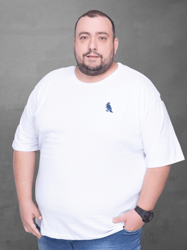 Camiseta Masculina básica Plus size G1 G2 G3 extra grande blusa 100% algodão camisa gola redonda lisa manga curta