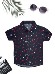 Young Boys Shirts - 黑色 - 查看 1