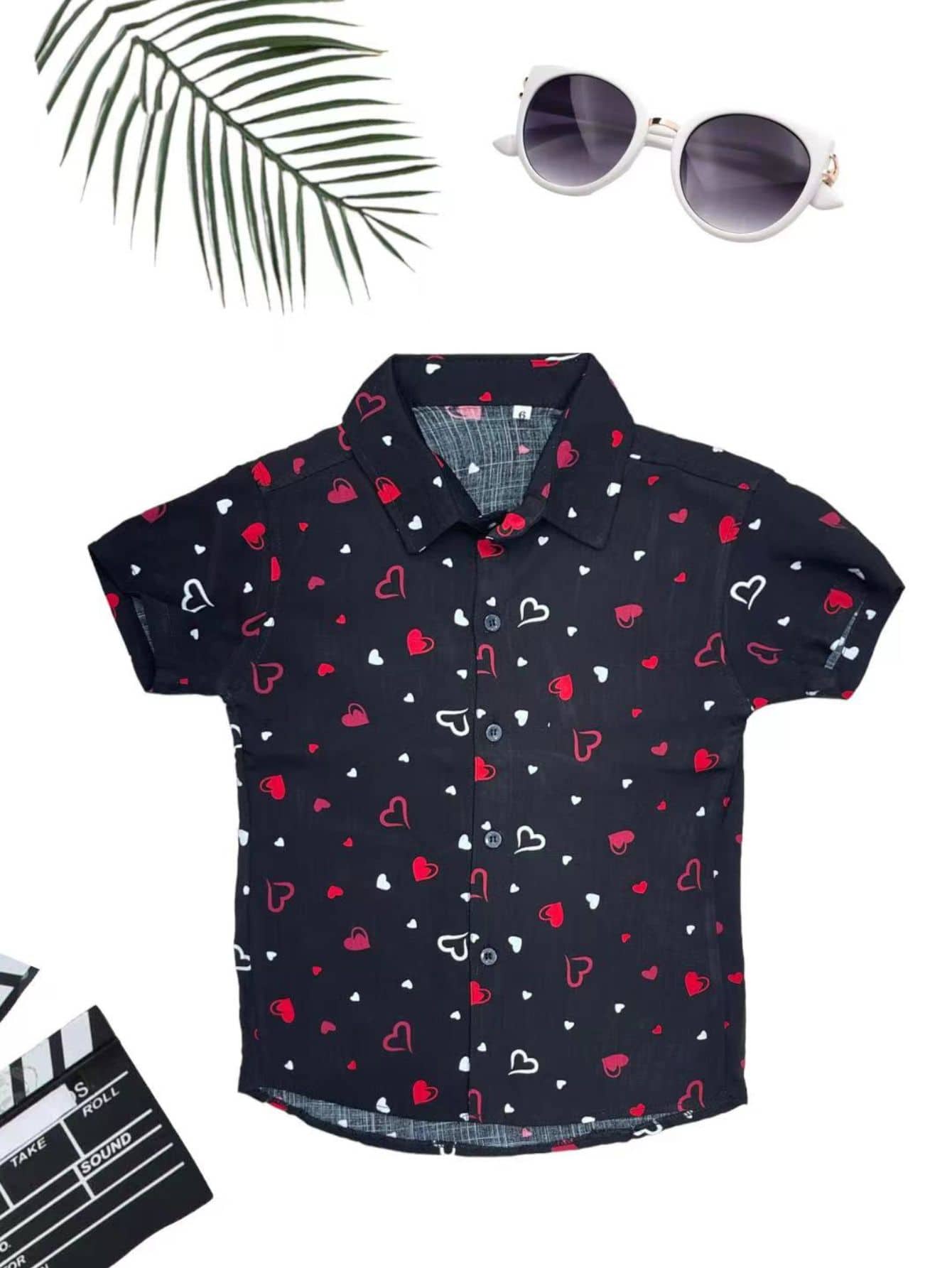 Young Boys Shirts - 黑色 - 查看 1