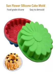Silicone Mold Pink Flower Sunflower For Jellies Pays Pastries Sensillo