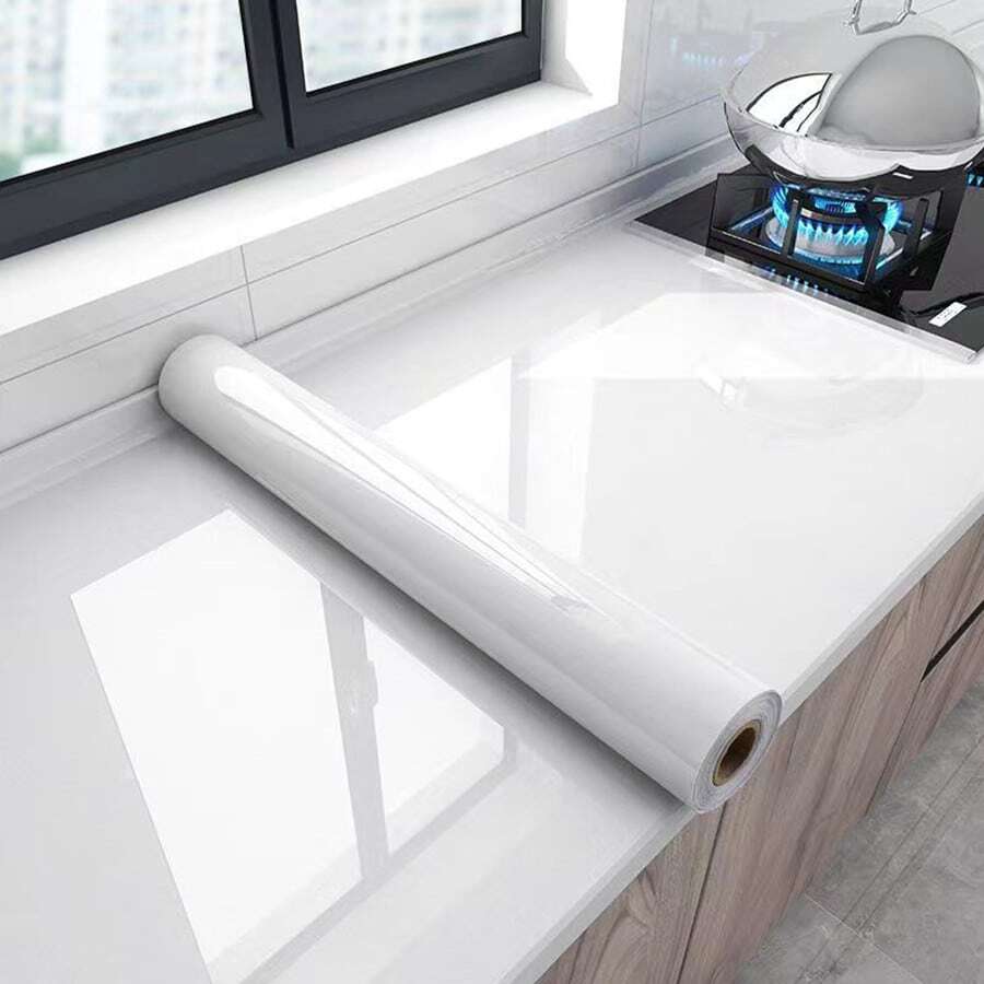 White Contact Paper for Countertops Removable Contact Paper White Peel and Stick Wallpaper
