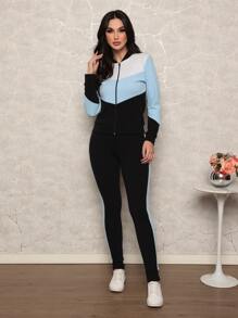 Women Two-piece Outfits - 淺藍色 - 查看 1