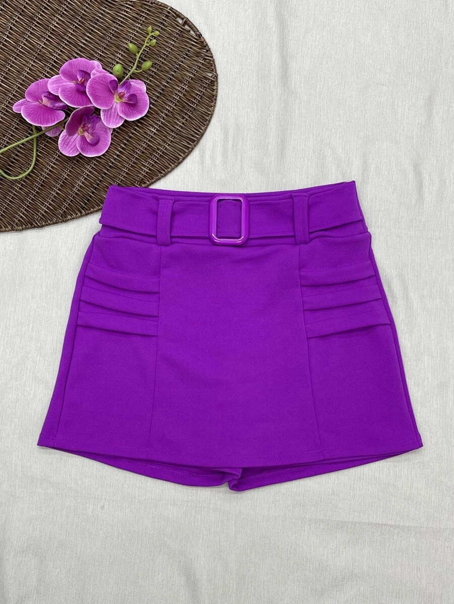 Women Skirts - 紫色 - 查看 1