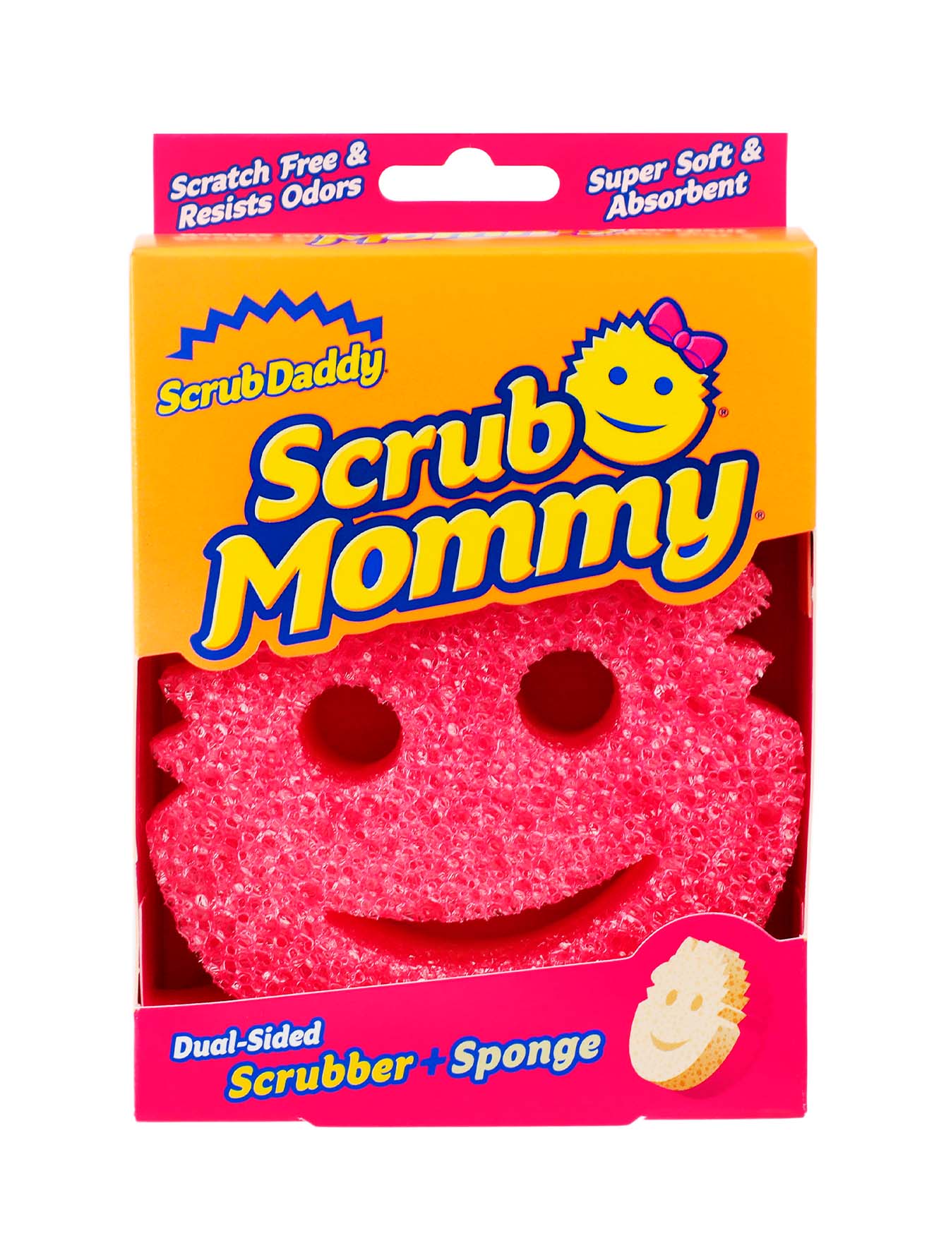 Scrub Mommy (Fibra + Esponja) - Rosa - Ver 1