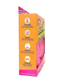 Scrub Mommy (Fibra + Esponja) - Rosa - Ver 3
