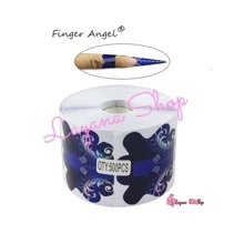 Formas Para Uñas Esculturales Rollo De 500 Piezas Azul - Azul - Ver 2