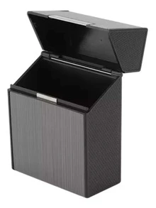 Pieces Aluminum Cigarette Case, Cigarette Box, Aluminum Alloy Cigarette Case For 20 Cigarettes Portable Cigarette Box With Closure - 彩色 - 查看 2