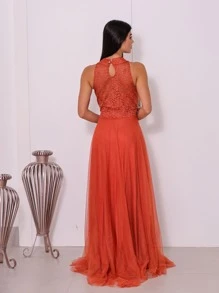 Grife Velasco Women Party Dresses - 亮橙色 - 查看 3