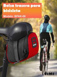 Bolsa Para Asiento Trasera De Bicicleta Impermeable Sillín - Rojo - Ver 2