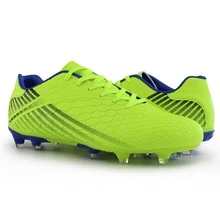 Men's Soccer Cleats Youth Outdoor Soccer Shoes Big Kids Firm Ground Soccer Cleats - 青檸色 - 查看 5