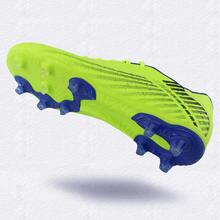 Men's Soccer Cleats Youth Outdoor Soccer Shoes Big Kids Firm Ground Soccer Cleats - 青檸色 - 查看 7