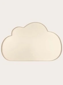 Chiếu ăn thú cưng Silicone Chó Mèo Món ăn Tấm lót Bát Tấm lót Hình đám Mây Nuôi thú cưng Tấm lót Màu be Lớn - Màu be - Xem 2