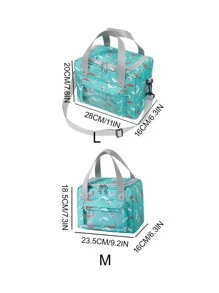 1入組魚圖案便當袋