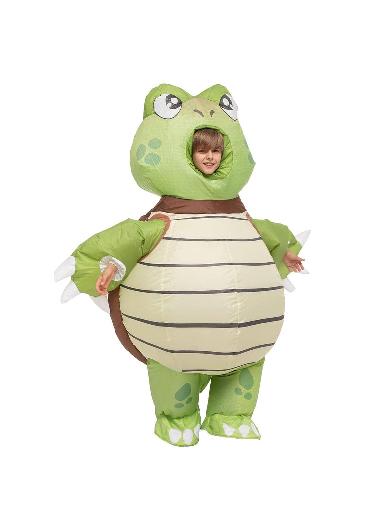 Inflatable Halloween Costume Unisex Turtle Full Body Turtle Inflatable Costume - Child - màu xanh lá - Xem 1
