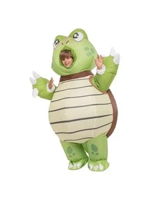 Inflatable Halloween Costume Unisex Turtle Full Body Turtle Inflatable Costume - Child - màu xanh lá - Xem 4