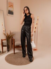 Women Tank Tops & Camis - Black - View 4