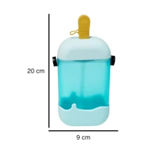 Botella Agua Paleta Helada Con Correa 400ml - Azul - Ver 2