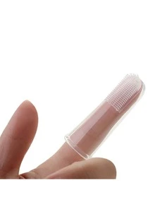 1Pc Soft Finger Pet Toothbrush For Dog & Cat Dog Toothbrush For Dental Care Cat Finger Brush - White - View 4
