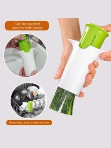 1入組多功能手持蔬菜切片器那切,蘿蔔,草莓,土豆,在厚 - 白色 - 查看 4