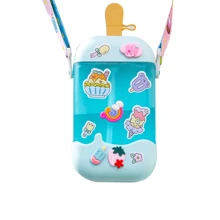 Botella Agua Paleta Helada Con Correa 400ml - Azul - Ver 3