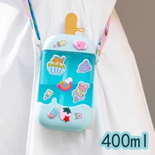 Botella Agua Paleta Helada Con Correa 400ml - Azul - Ver 4