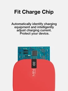 Mini Power Bank Portable Charger PowerBank 10000mAh Small Portable Phone Charger 5V2.1A Fast Charger Cute Battery Pack Compatible With Iphone And Android Phone - Red - View 8