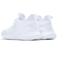 Women Walking Tennis Shoes - Slip On Running Shoes Memory Foam Comfortable Gym Workout Sneakers - trắng - Xem 3