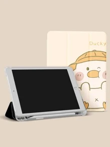 Vỏ Vịt Dễ Thương Tương Thích Với IPad Có Hộp Đựng Bút, Hỗ Trợ Nắp Ngủ/Thức Tự Động - Nhiều màu - Xem 4