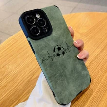 手機殼皮革手機殼 - 綠色 - 查看 2