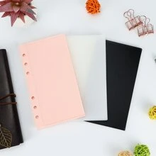 5pcs/Pack A6/A7 Binder Devider Bag PP Separator Pages Budget Book Accessory Loose Leaf Ring Cash Banknotes Holder Organizer Back To School - Multicolor - View 2
