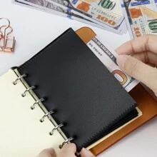5pcs/Pack A6/A7 Binder Devider Bag PP Separator Pages Budget Book Accessory Loose Leaf Ring Cash Banknotes Holder Organizer Back To School - Multicolor - View 5