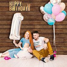 1 件棕色木纹桌布，一次性乡村风格矩形桌布，适用于西部谷仓主题生日、婚礼、派对装饰、家居防尘罩、派对用品、返校情人节 - 棕色 - 查看 4