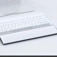 Ajazz鍵盤手托真皮手托87鍵鍵盤軟掌托專用鍵盤腕墊真皮黑色 - 黑色 - 查看 3