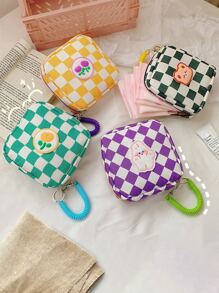 1 cái Túi đựng khăn ăn vệ sinh ngẫu nhiên mẫu kẻ sọc - Nhiều màu - Xem 6