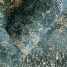 1卷復古美式風格深壓花&牆紙,現代時尚&極簡風格設計,防水&PVC材質,理想適用於家庭&酒店&辦公室內部牆裝飾,臥室&客廳&背景牆 - 綠色 - 查看 3