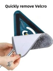 Triangle Telescopic Mop For Cleaning Ceilings, Walls, Roofs, Walls And Tiles - Green - View 5