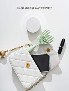 1入組章魚按摩產品梳子沙龍濕髮刷女性理髮造型頭髮工具抗纏結髮刷濕乾雙重用途梳子 - 綠色 - 查看 6