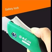LAOA 1pc Folding Saw, 10 Inch Rugged Blade Hand Saw 250mm, Best For Camping, Gardening, Hunting | Cutting Wood, PVC, Bone, Pruning Saw With Ergonomic Non-Slip Handle Design,Garden Tools, Gardening Tools For Garden - Green - View 10