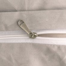 莫蘭迪風格3入組床上用品套裝 (1件被套+ 2個枕套),粉色,藍色,灰色或淺紫色可選。適用於學生宿舍或家庭使用 - 淺灰色 - 查看 5