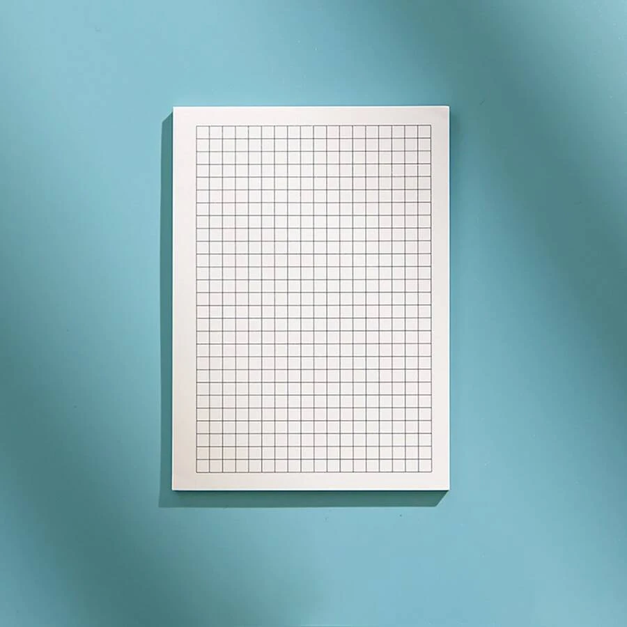 1 pieza de cuadros papel Cuaderno para inglés , matemáticas con ; múltiples fines Notas adhesivas para , corrección con práctica - Multicolor - Ver 1