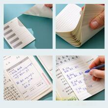 1 pieza de cuadros papel Cuaderno para inglés , matemáticas con ; múltiples fines Notas adhesivas para , corrección con práctica - Multicolor - Ver 2