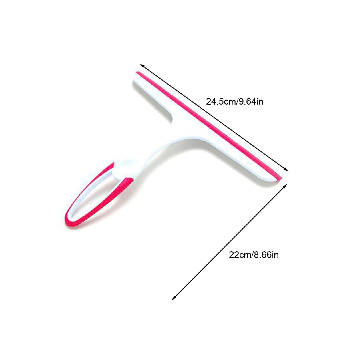 1pc Soft Rubber Glass Scraper Window Cleaning Tool For Home Bathroom