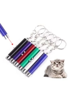 1入組逗貓棒，隨機不銹鋼家用貓玩具