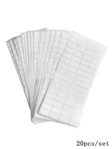 1set/1200pcs Self-Adhesive Storage Classification Stickers For DIY Blank Labels, Can Be Written Back To School - White - View 1