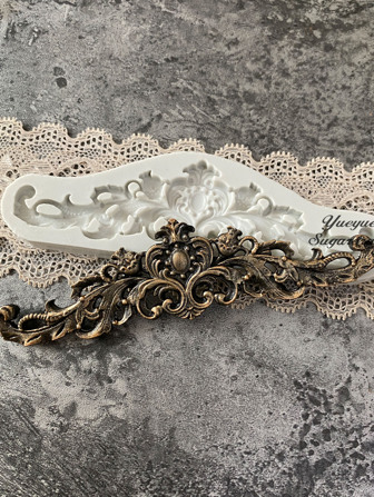 1pc Retro Style Creative Design Silicone Mold For Diy