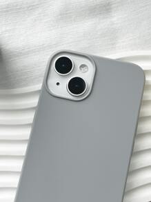 Silicone Phone Case Apple Basic Phone Cases Plain Phone Case Compatible With IPhone 11,IPhone 13,IPhone 14 Pro Max Waterproof Shockproof Anti-Fall Scratch Resistant - Grey - View 5