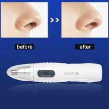 Recortadora Eléctrica De Pelo De Nariz Y Oreja Para Hombres, Removedor De Pelo Negro - Negro - Ver 6