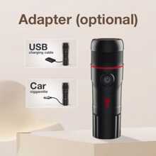 Car & Home DC12V 3-in-1 Portable Coffee Machine Maker 15 Bar for Expresso Coffee Maker For Nespresso Dolce Pod Capsule Coffee Powder - Black - View 4