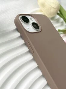 Plain Phone Case - Coffee Brown - View 3
